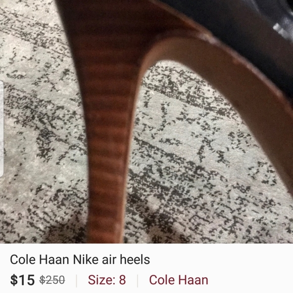 Cole Haan Patent Leather heel w/ Nike Air - Picture 3 of 5